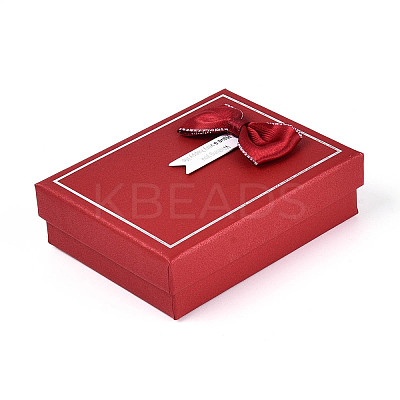 12Pcs 6 Colors Cardboard Jewelry Set Boxes CBOX-N015-02C-1