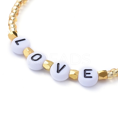 Glass Seed Beads Stretch Bracelets BJEW-JB05245-01-1