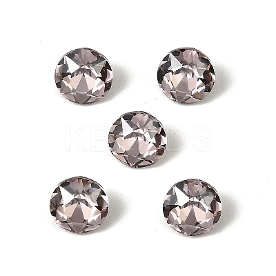 Glass Rhinestone Cabochons GLAA-A018-8mm-001GK-1