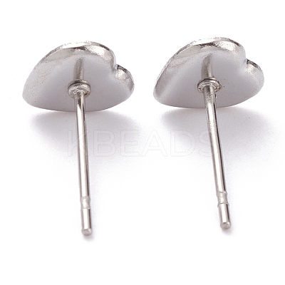 Non-Tarnish 304 Stainless Steel Stud Earring Settings X-STAS-J032-13-1