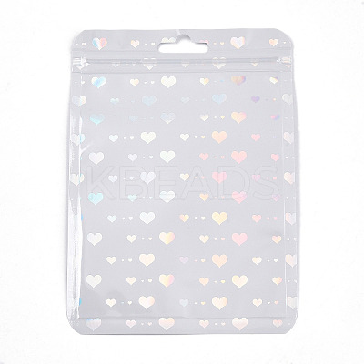 Rectangle Laser Plastic Yin-yang Zip Top Gift Bags X1-OPP-E004-01B-C02-1
