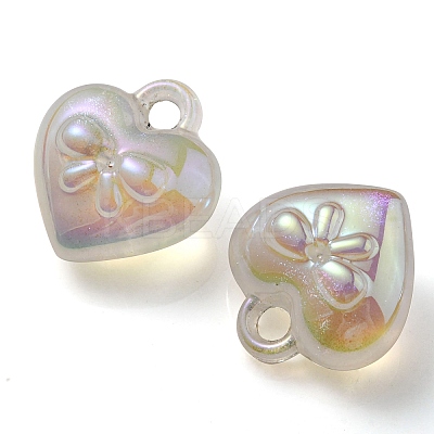 Luminous UV Plating Transparent Acrylic Pendants OACR-P010-10E-1