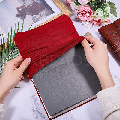 Elastic Cloth Book Cover AJEW-WH0696-009N-1