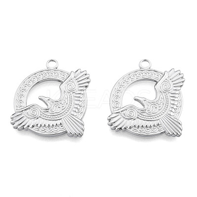 Non-Tarnish 201 Stainless Steel Pendants LS-STAS-N098-268P-1