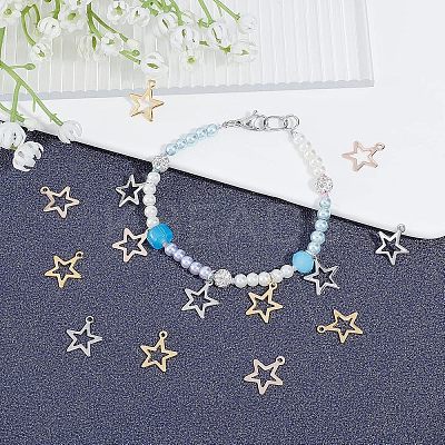 304 Stainless Steel Pendants STAS-UN0017-17-1