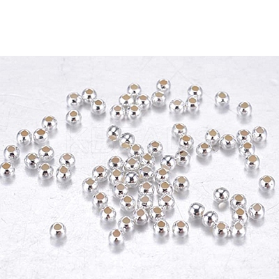 925 Sterling Silver Spacer Beads STER-WH0006-01-1