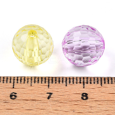 Transparent Acrylic Beads TACR-N019-02-1