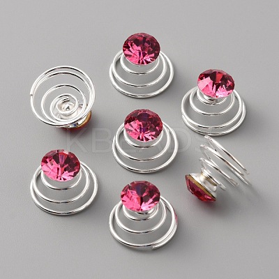 Fashion Iron Spirl Coils Hair Clip OHAR-WH0021-15C-1