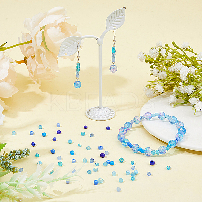 3315Pcs 15 Colors Glass Round Seed Beads SEED-DC0001-05-1