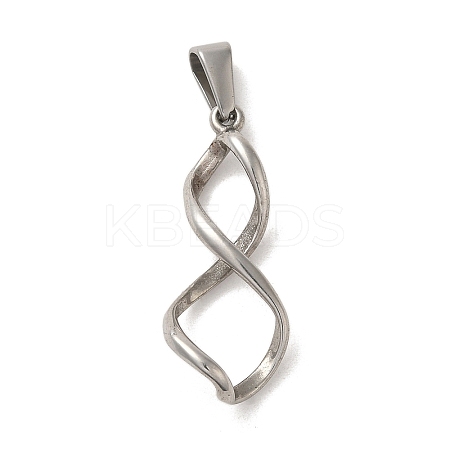 Non-Tarnish 304 Stainless Steel Pendants STAS-B053-29P-1