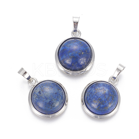 Natural Dyed Lapis Lazuli Pendants G-L512-B05-1