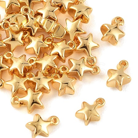 SHEGRACE Brass Star Charms XGR0109G-97G-1