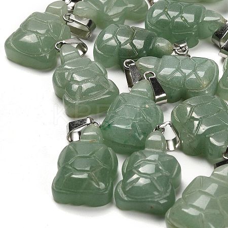 Natural Green Aventurine Pendants G-B127-06P-05-1