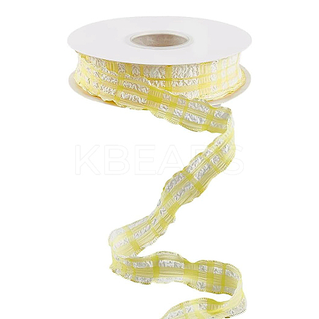 Cloth Plaid Ribbon OCOR-WH20071-001A-1