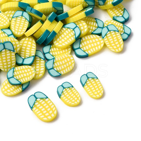 Handmade Polymer Clay Cabochons CLAY-B007-03E-1