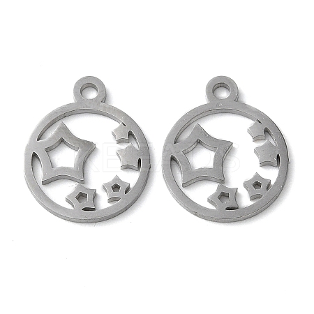 Non-Tarnish 304 Stainless Steel Charms STAS-Q303-02P-1