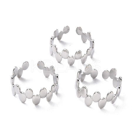 Tarnish Resistant 304 Stainless Steel Finger Rings LS-RJEW-L102-02P-1