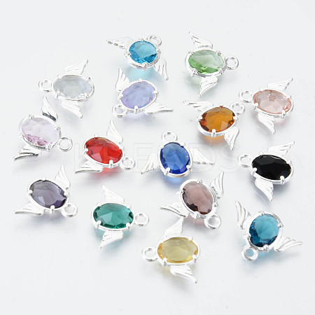 Faceted Glass Pendants GLAA-S191-005-S-NR-1