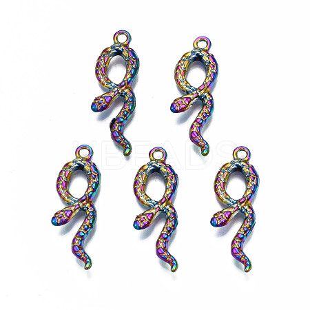 Rainbow Color Alloy Pendants PALLOY-N163-117-NR-1