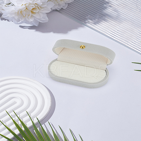 1Pc Rectangle Velvet Couple Rings Boxes CON-LP0001-87C-1