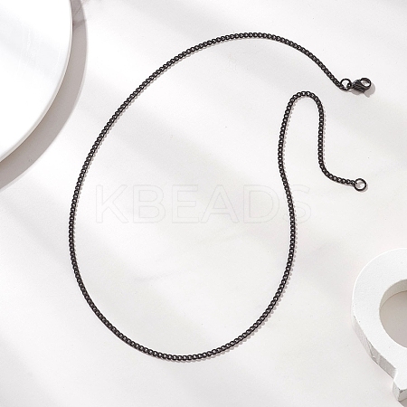 2.5MM 304 Stainless Steel Twisted Chain Necklaces for Women Men NJEW-JN05819-02-1