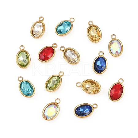 Glass Charms STAS-P437-15D-G-1