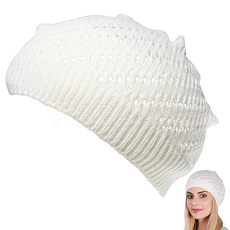 Acrylic Fiber Hand Woven Hat AJEW-WH20067-095A-1