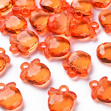 Transparent Acrylic Pendants TACR-S154-28B-84-1