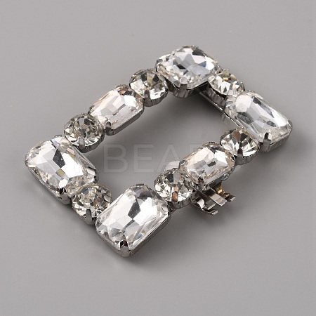 Alloy Rhinestone Shoe Decoration AJEW-WH0248-222-1
