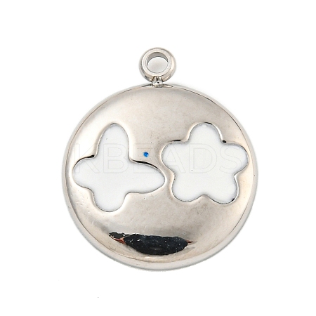 304 Stainless Steel Pendants STAS-L080-014P-01-1