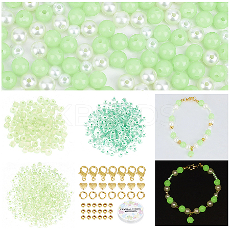 DIY Glow in the Dark Bracelet Necklace Making Kit DIY-NB0009-25-1