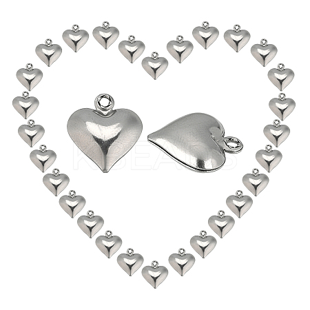 100Pcs 304 Stainless Steel Pendants STAS-SC0003-04-1