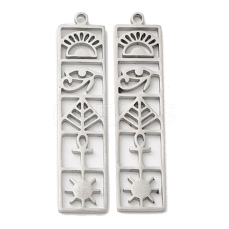 Non-Tarnish 304 Stainless Steel Pendants STAS-L020-004P-1