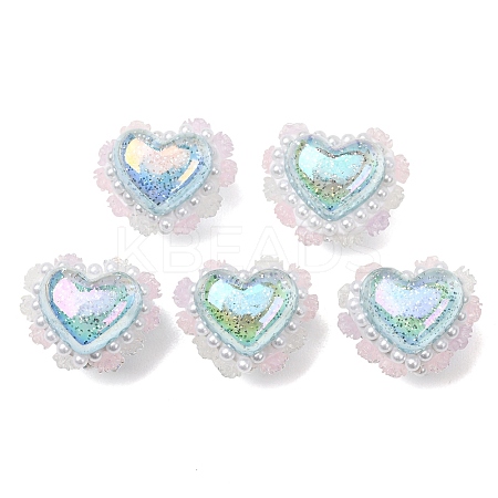 Rwsin & ABS Imitation Pearl & Polymer Clay Beads RE-CBA1913-01A-1