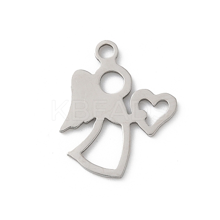201 Stainless Steel Pendants STAS-S157-01D-P-1