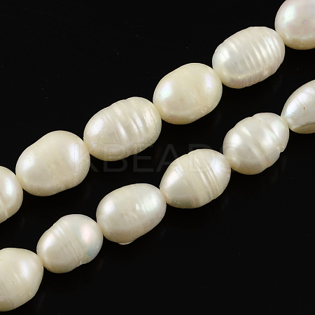Grade A Natural Cultured Freshwater Pearl Beads Strands X-A23WB011-1
