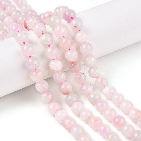 Dyed Natural White Jade Beads Strands G-T138-8mm-210-1-1