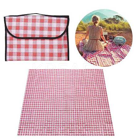 Portable Tartan Patern Non Woven Picnic Mat JX572C-01-1