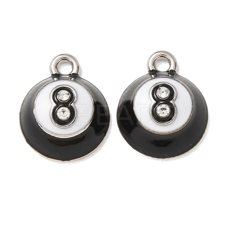 Alloy Rhinestone Pendants AL-CBA7256-02P-1