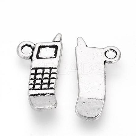 Tibetan Style Alloy Pendants TIBE-S309-70AS-RS-1
