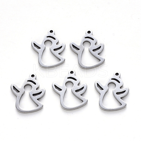Tarnish Resistant 201 Stainless Steel Pendants X-STAS-N092-31-1
