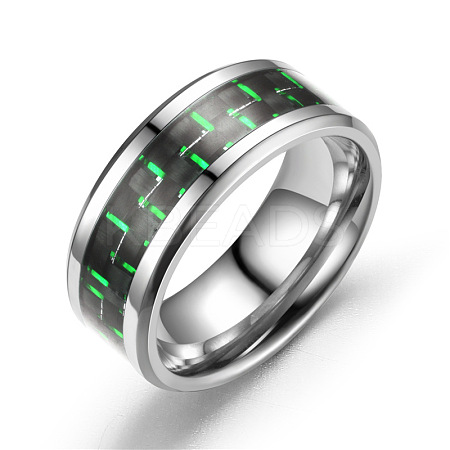 201 Stainless Steel Finger Rings for Couple FS-WG1136E-08-1