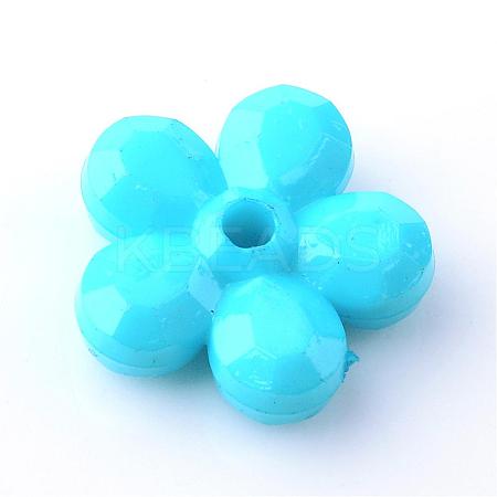 Opaque Acrylic Beads SACR-S767-C29-1