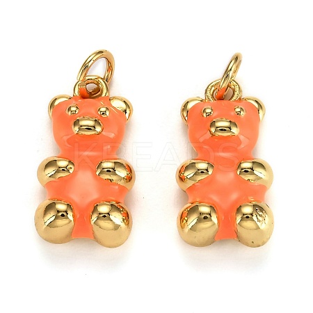 Real 18K Gold Plated Brass Pendants KK-L206-001C-G-1
