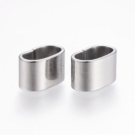 Tarnish Resistant 201 Stainless Steel Slide Charm STAS-P127-11P-1
