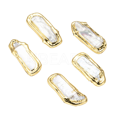 Natural Baroque Pearl Keshi Pearl Beads PEAR-F010-06G-1