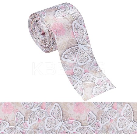 Gorgecraft 10 Yards Printed Polyester Ribbon OCOR-GF0002-47A-1