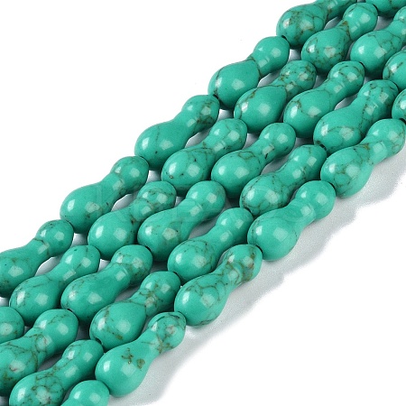 Synthetic Turquoise Beads Strands G-K362-G02-01-1