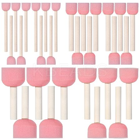 30Pcs 4 Styles Paint Sponges Shapes DIY-SP0006-17-1