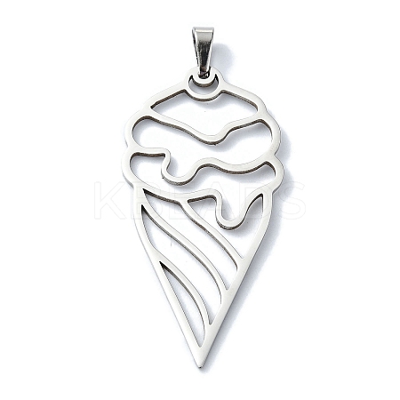 Non-Tarnish 304 Stainless Steel Pendants STAS-C097-15P-1
